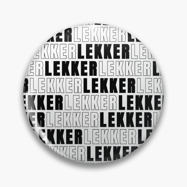 Item preview, Lekker - South African Slang Typography Print | SA Culture Word Art Poster designed and sold by Cheeky Lydia.