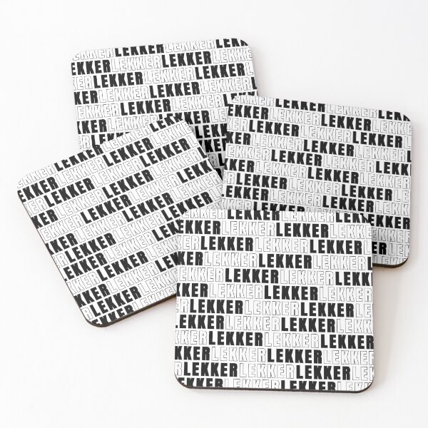 Item preview, Lekker - South African Slang Typography Print | SA Culture Word Art Poster designed and sold by Cheeky Lydia.