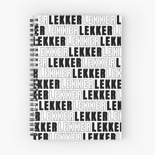 Item preview, Lekker - South African Slang Typography Print | SA Culture Word Art Poster designed and sold by Cheeky Lydia.