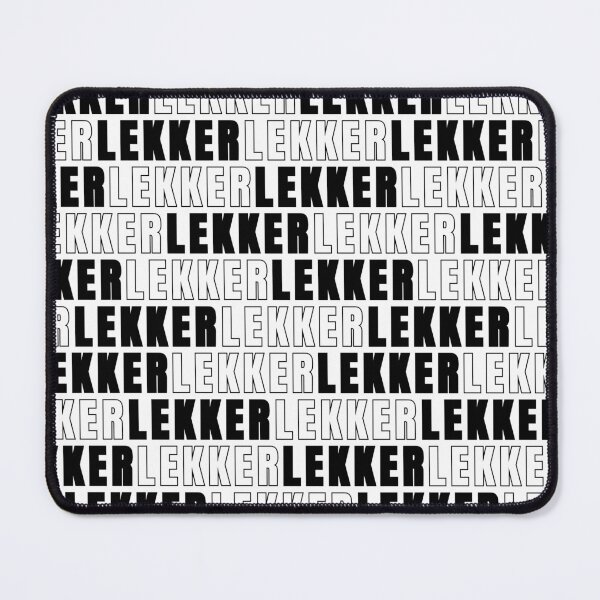 Item preview, Lekker - South African Slang Typography Print | SA Culture Word Art Poster designed and sold by Cheeky Lydia.