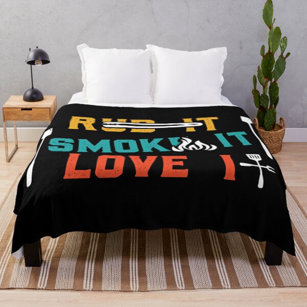 Item preview, Rub It, Smoke It, and Love It - Funny BBQ Grilling T-Shirt designed and sold by spaceopy.