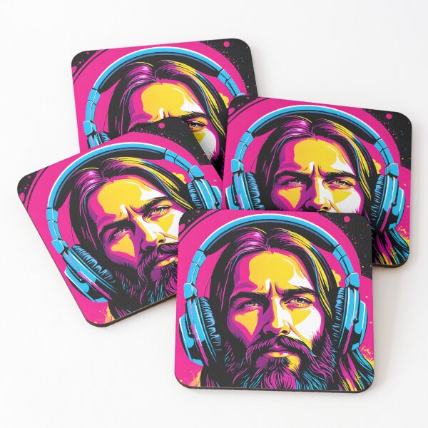 Item preview, Jesus Chromatic Listening designed and sold by stableImaginarium.