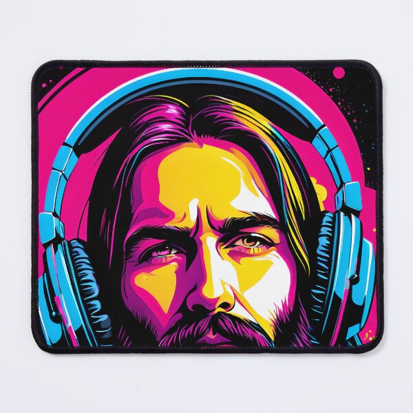 Item preview, Jesus Chromatic Listening designed and sold by stableImaginarium.
