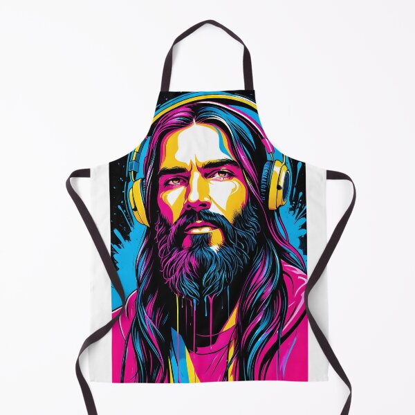 Item preview, Jesus Chromatic Listening designed and sold by stableImaginarium.