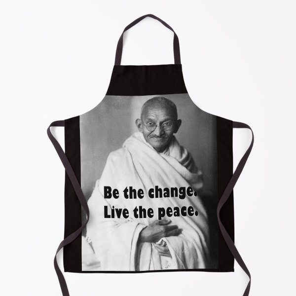 Item preview, Be the Change. Live the Peace: Gandhi – The Architect of Non-Violence designed and sold by VintageManiac.