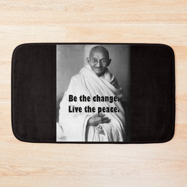 Item preview, Be the Change. Live the Peace: Gandhi – The Architect of Non-Violence designed and sold by VintageManiac.