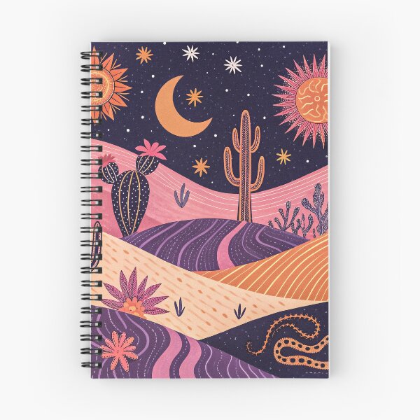 Item preview, Mystic Desert Dreamscape – Celestial Cactus Night designed and sold by Artsprint941.