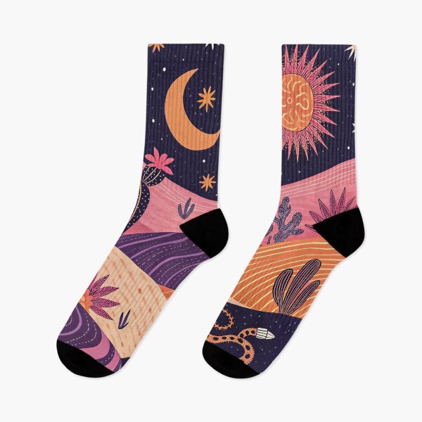Item preview, Mystic Desert Dreamscape – Celestial Cactus Night designed and sold by Artsprint941.