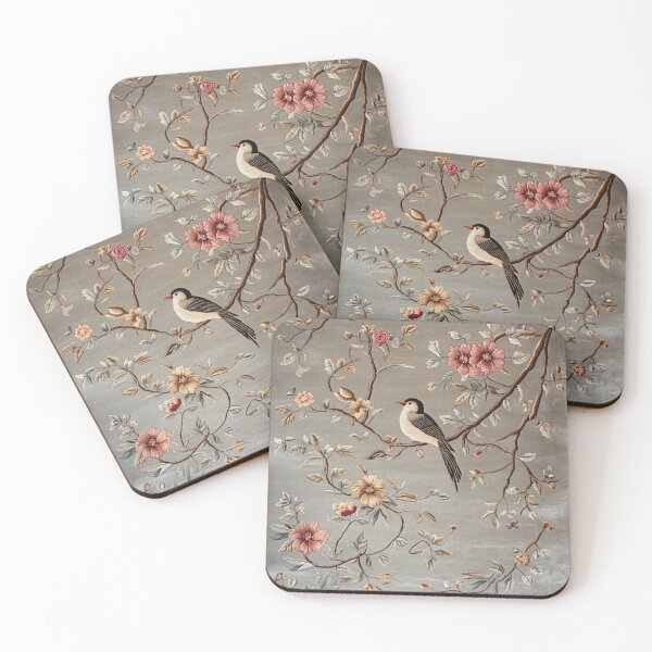 Item preview, Silk Floral Bird Carpet designed and sold by GrinGalore.