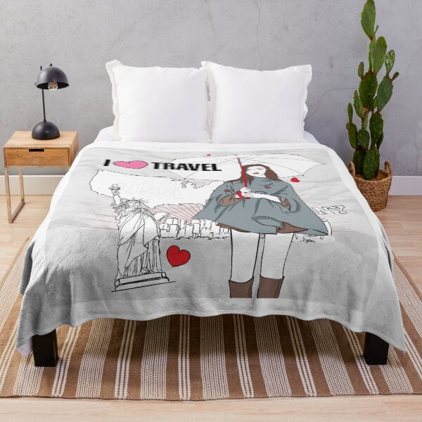 Item preview, Sweet Girl wI ♥ Travel – Vintage USA Adventure IllustrationRelax and Enjoy | Beach-Themed Watercolor Typography Designith Slushy Drink | "SWEET" Rainbow T-shirt Design designed and sold by TeesHearts100.