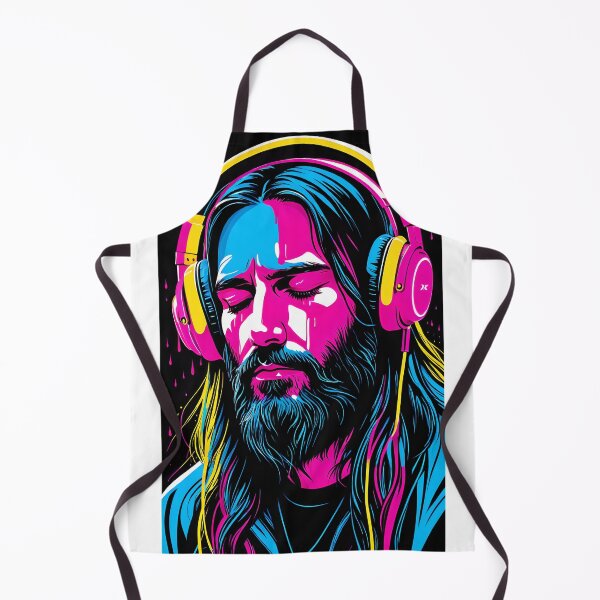 Item preview, Jesus Chromatic Listening designed and sold by stableImaginarium.