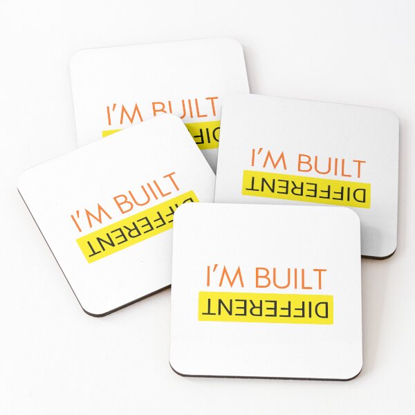Item preview, I'm Built Different - Unique & Confident Statement Design designed and sold by Colorful-Garden.