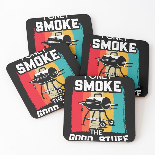 Item preview, I Only Smell the Good Stuff - Funny BBQ Smoker T-Shirt designed and sold by spaceopy.