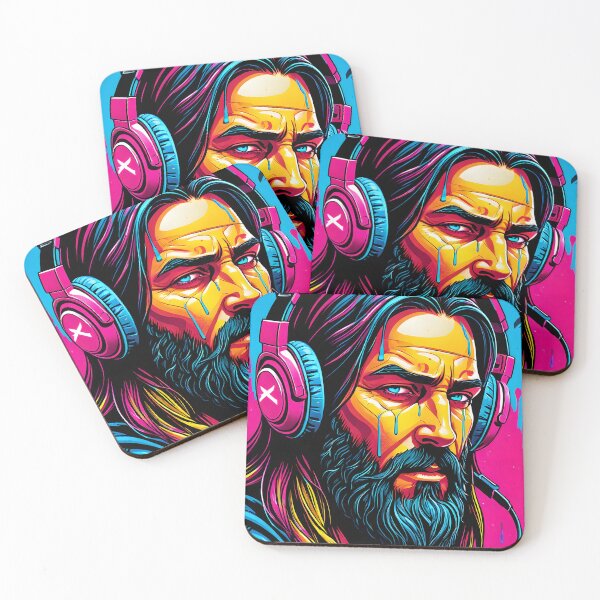 Item preview, Jesus Chromatic Listening designed and sold by stableImaginarium.