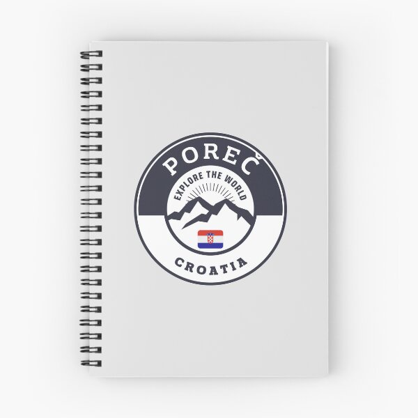 Item preview, Poreč Croatia Black and White Crest designed and sold by World Designs.