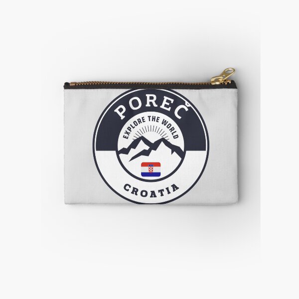 Item preview, Poreč Croatia Black and White Crest designed and sold by World Designs.