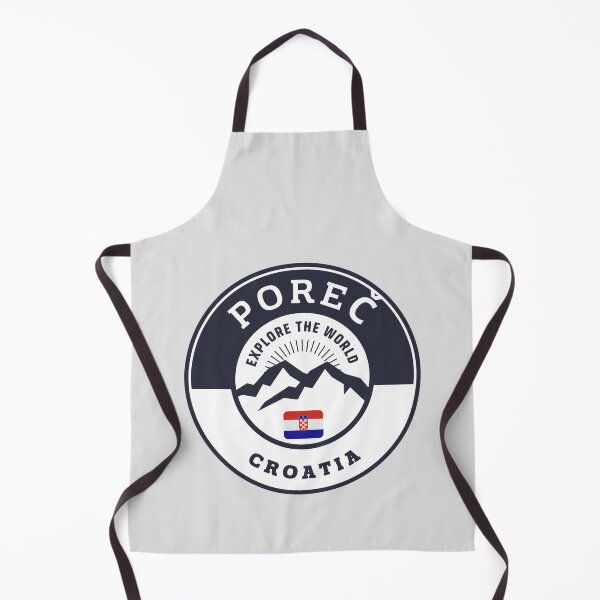 Item preview, Poreč Croatia Black and White Crest designed and sold by World Designs.