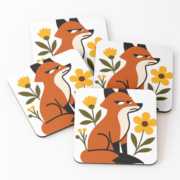 Item preview, FOX-03-25 Snobbish Fox designed and sold by LoOny studio.
