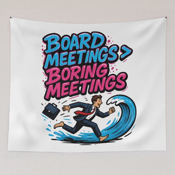 Item preview, Board Meetings > Boring Meetings designed and sold by Uglyandcute.