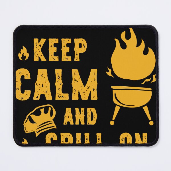 Item preview, Keep Calm and Grill On - Classic BBQ Grilling T-Shirt designed and sold by spaceopy.