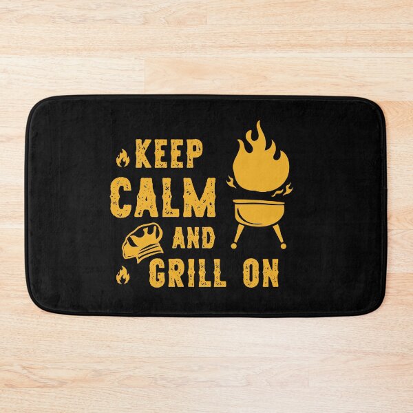 Item preview, Keep Calm and Grill On - Classic BBQ Grilling T-Shirt designed and sold by spaceopy.