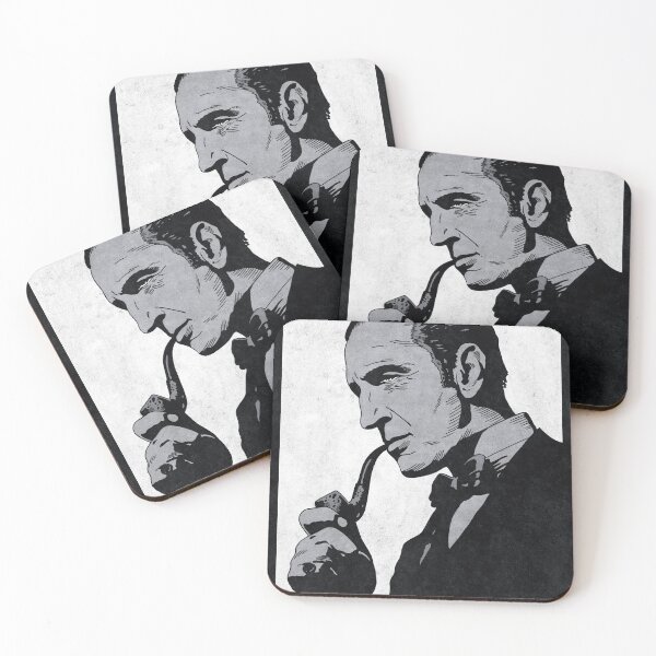 Item preview, SHERLOCK HOLMES (Greyscale) designed and sold by FamousWeirdosRB.