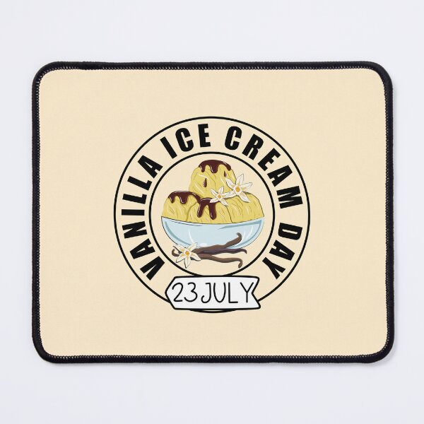 Item preview, 23 July Vanilla Ice Cream Day - Wacky Holidays designed and sold by ChemicalXShop.