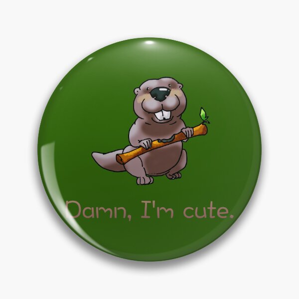 Item preview, Cute Woodland Beaver Cartoon designed and sold by CuteCartoon.