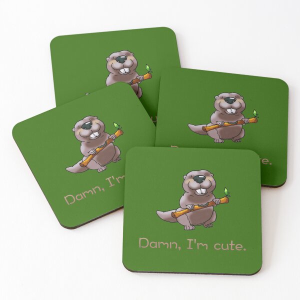 Item preview, Cute Woodland Beaver Cartoon designed and sold by CuteCartoon.