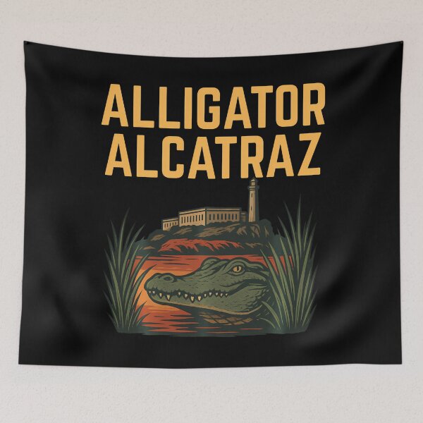 Aperçu de l'œuvre Alligator Alcatraz créée et vendue par SteveAllentc.