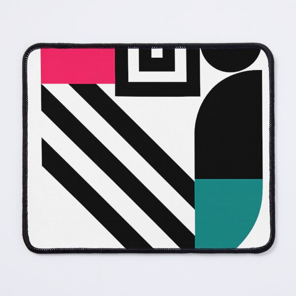 Item preview, Magenta & Teal Geometry Minimal Structured Abstract tshirt designed and sold by BambaKchula.