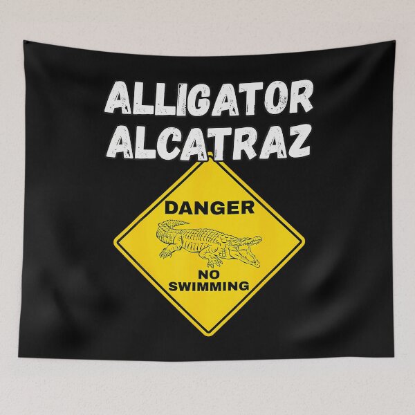 Aperçu de l'œuvre Parodie de l'alligator d'Alcatraz | Everglades de Floride créée et vendue par SteveAllentc.