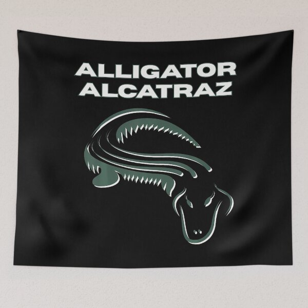 Aperçu de l'œuvre Parodie de l'alligator d'Alcatraz | Everglades de Floride créée et vendue par SteveAllentc.