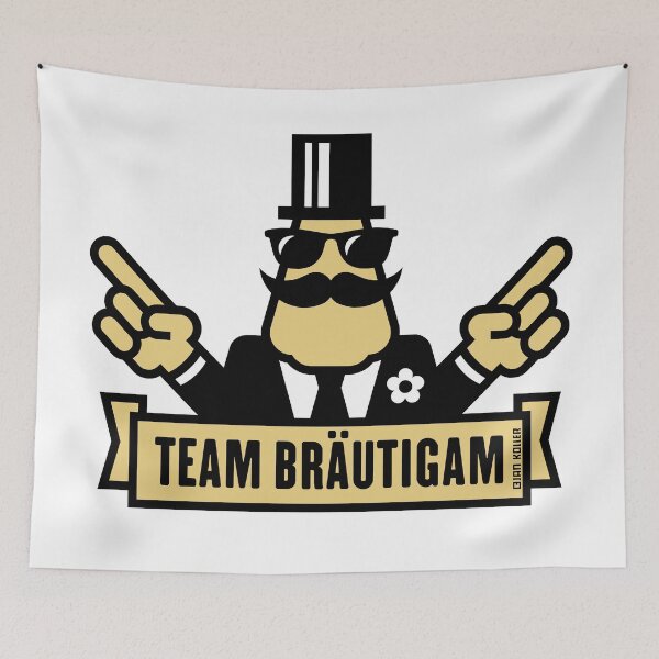 Item preview, Team Groom Hand Signal (Hen Party / Bachelor Party / JGA / 1C) designed and sold by Roderix.