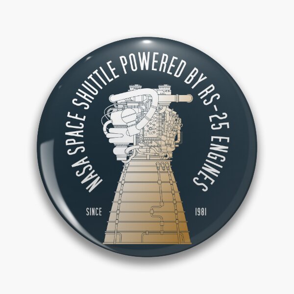 Item preview, NASA Space Shuttle. Powered by RS-25 Engines (Washed and Worn) designed and sold by BGALAXY.