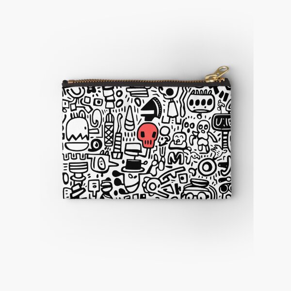 Item preview, Crimson Doodle Skull designed and sold by PixelsLuxe.