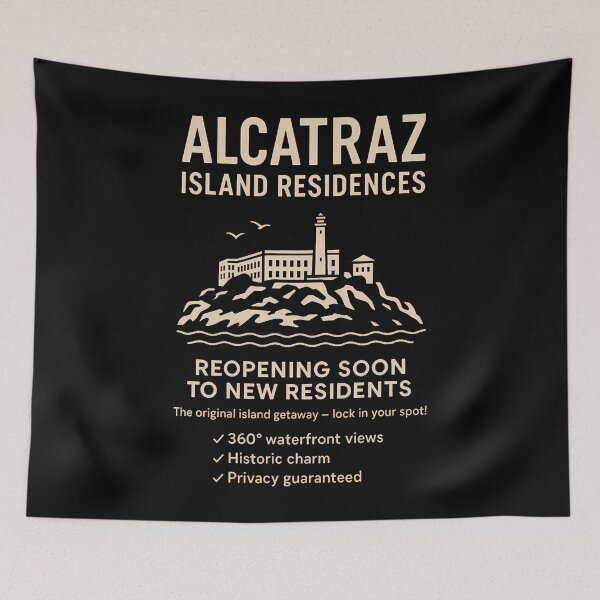 Aperçu de l'œuvre Parodie de l'alligator d'Alcatraz | Everglades de Floride créée et vendue par SteveAllentc.