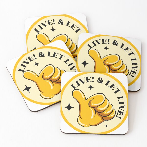 Item preview, Live & Let Live Sticker designed and sold by GV-79.