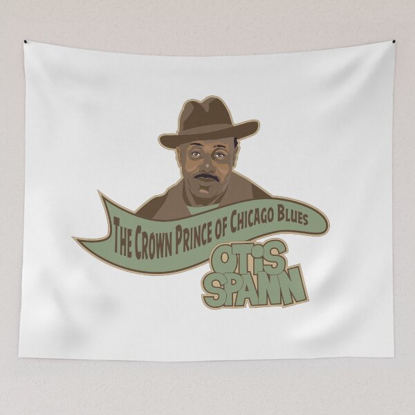 Item preview, Otis Spann – Soulful Blues Portrait in Earth Tones designed and sold by Boogosh.