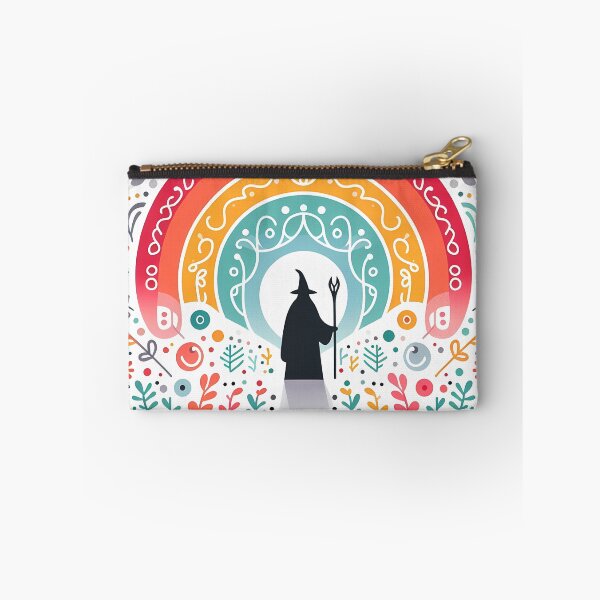 Item preview, Peaceful Winter Wizard Rainbow - Scandinavian Folk Art by heidiannemorris © designed and sold by FOLK ART FUSION by heidiannemorris.