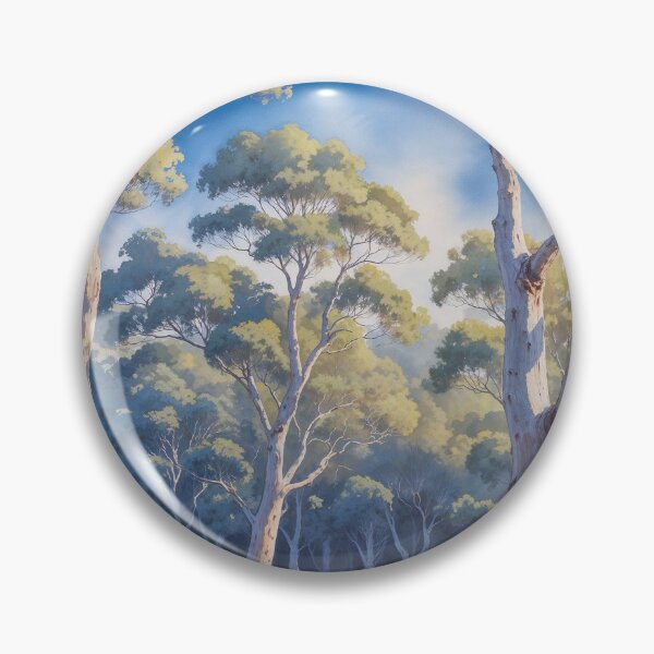Item preview, Eucalyptus Tree Watercolour #1 designed and sold by AussieConcepts.