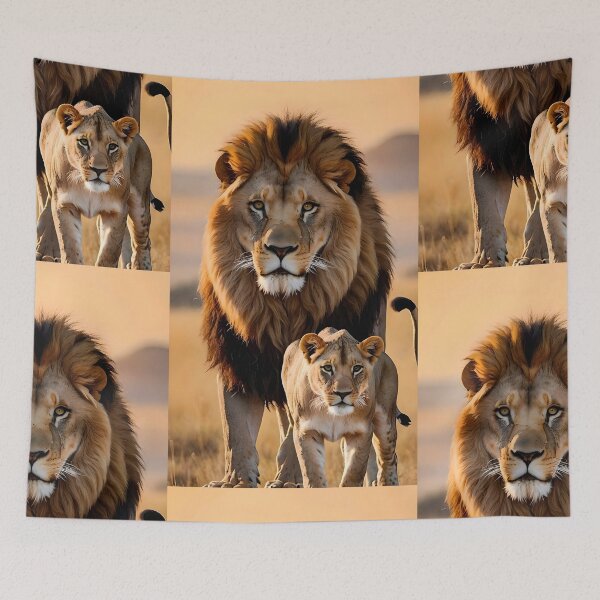 Item preview, Lion and Cub designed and sold by Joshuasanga76a.