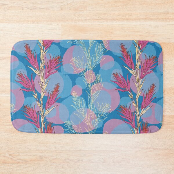 Item preview, Maximalist Botanical Circles in Aqua designed and sold by lottibrown.