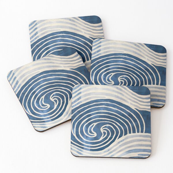 Item preview, Abstract vortex waves in the ocean designed and sold by haroulita.