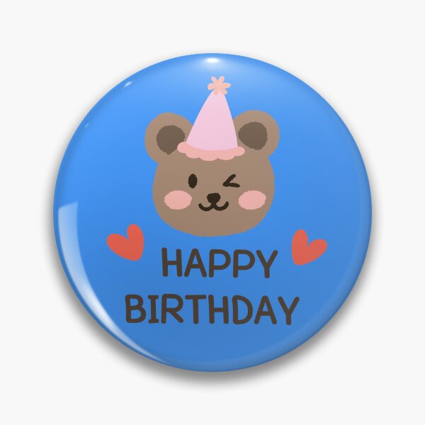 Item preview, HAPPY BIRTHDAY : Cute bear and message designed and sold by EverydayIsMyDay.
