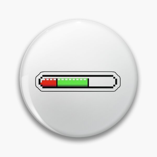 Item preview, High HP Video Game Health Bar designed and sold by anas006.