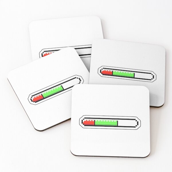 Item preview, High HP Video Game Health Bar designed and sold by anas006.