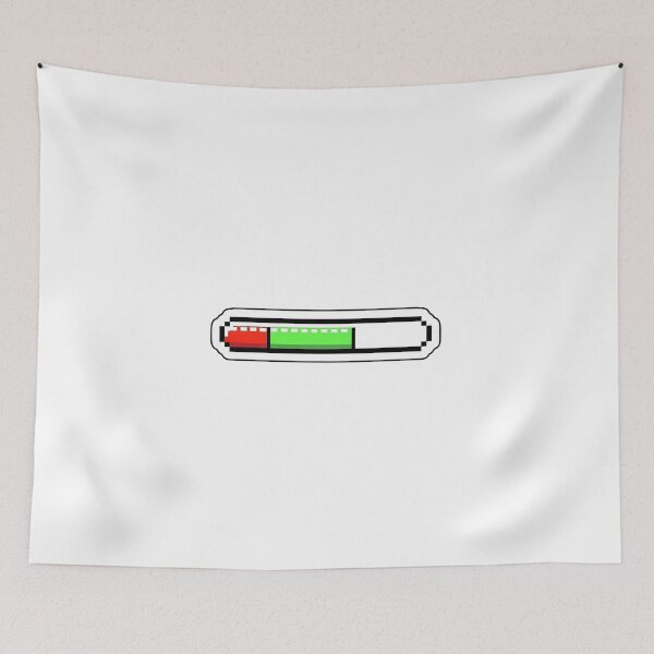 Item preview, High HP Video Game Health Bar designed and sold by anas006.