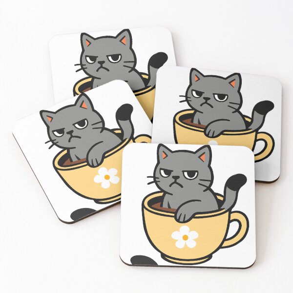 Item preview, CAT-25-04 Coffee Cat designed and sold by LoOny studio.