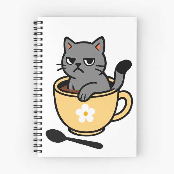 Item preview, CAT-25-04 Coffee Cat designed and sold by LoOny studio.